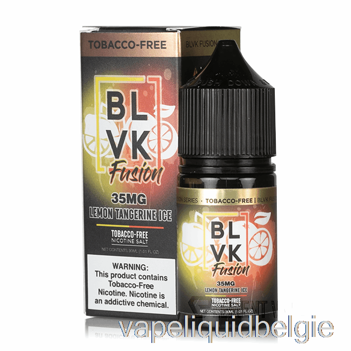 Vape Vloeibaar Citroenmandarijnijs - Blivk Fusiezouten - 30 Ml 50 Mg